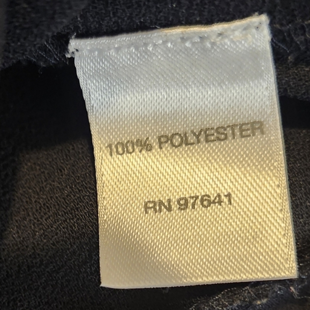 J. Jill‎ Black Relaxed Fit Pleated Hem 3/4 Sleeve Blouse Size Medium Brand New! - Picture 7 of 7